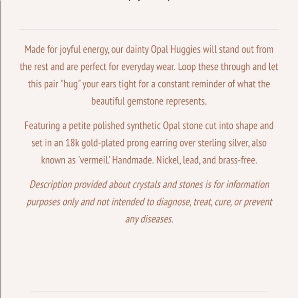 🎊HP🎉 JaxKelly Opal Earrings 18k gold/sterling silver NIB - Picture 11 of 11